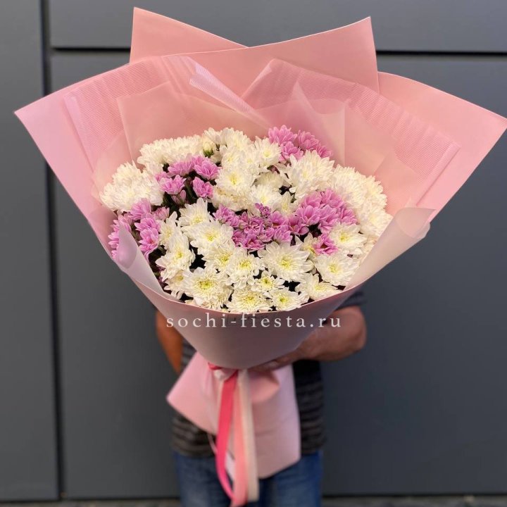  Букет хризантем- гигант  в Петрозаводске