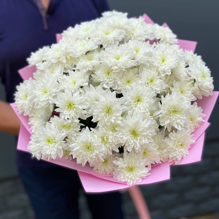  Букет 15 хризантем  в Петрозаводске