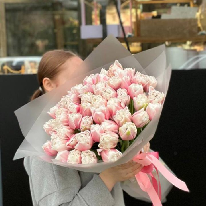 51 нежный тюльпан в Петрозаводске