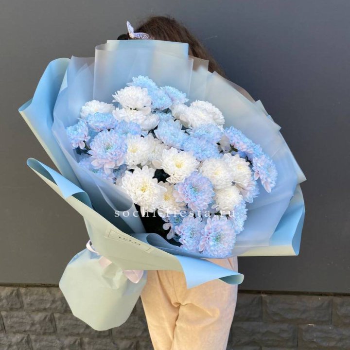  Букет "БЛЮ" с доставкой в Петрозаводске
