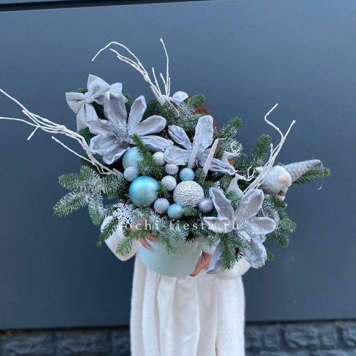 Композиция "Снежный цветок" в Петрозаводске