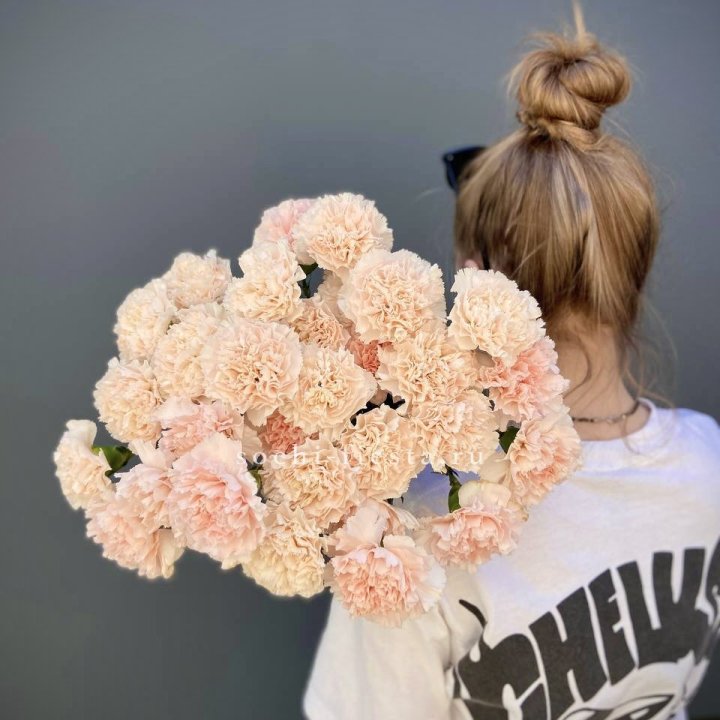 Охапка диантусов  в Петрозаводске