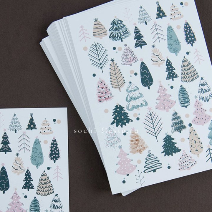 Открытка к букету "Елки" в Петрозаводске