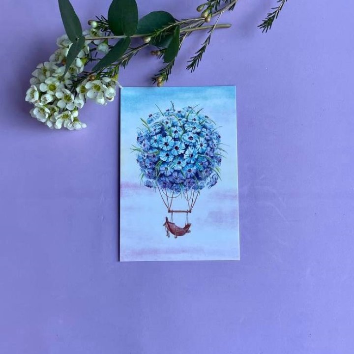 Открытка к букету "Флоростат" в Петрозаводске