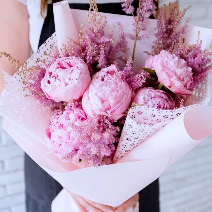 Букет пионов "Мелиса" в Петрозаводске