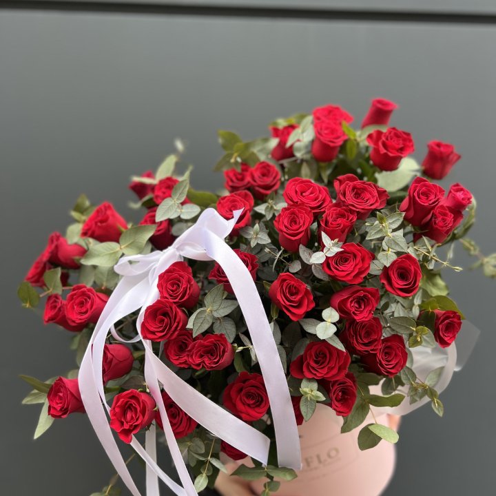 45 Красных роз в боксе "Сеньёрита" в Петрозаводске