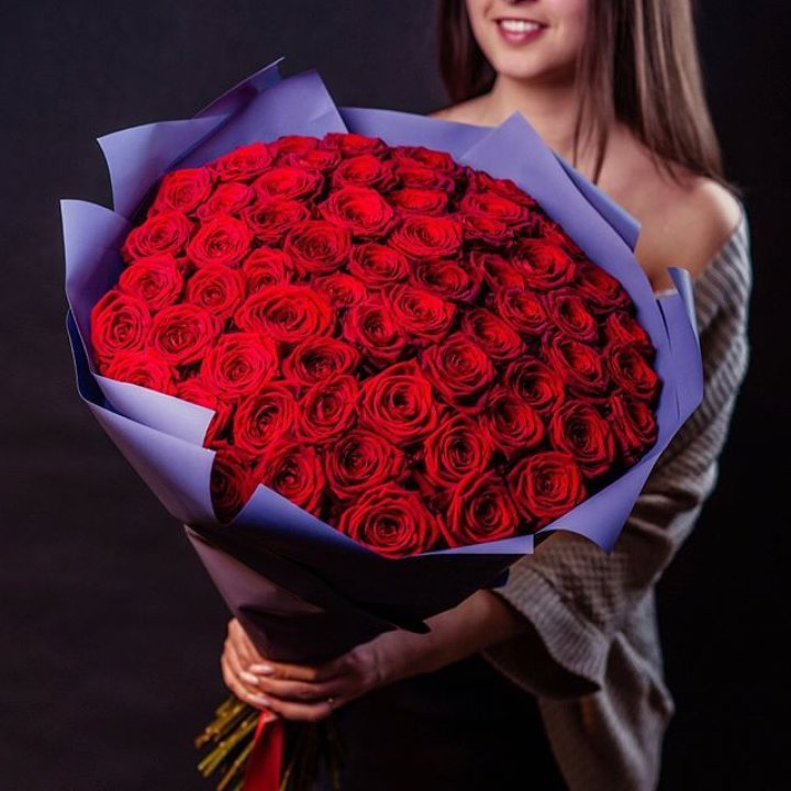 71 красная роза в Петрозаводске