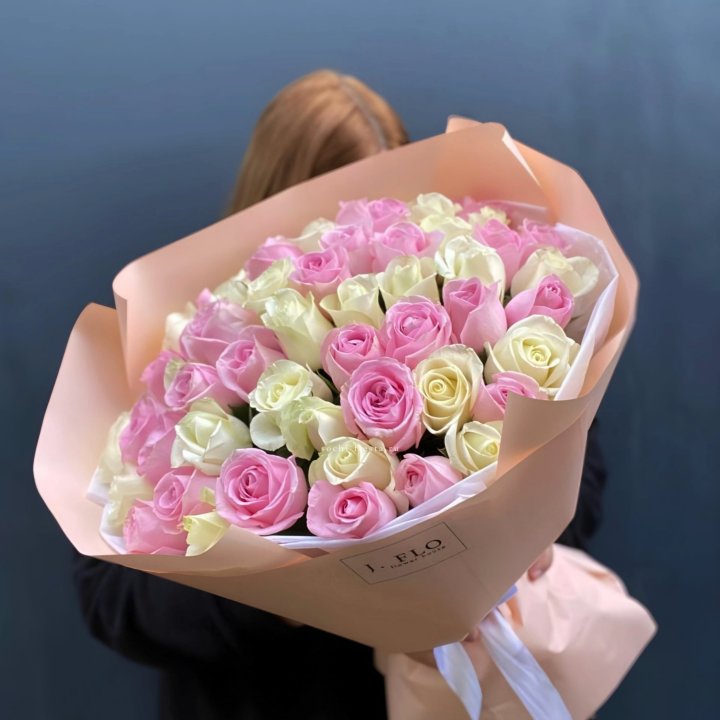 55 роз микс нежности в Петрозаводске