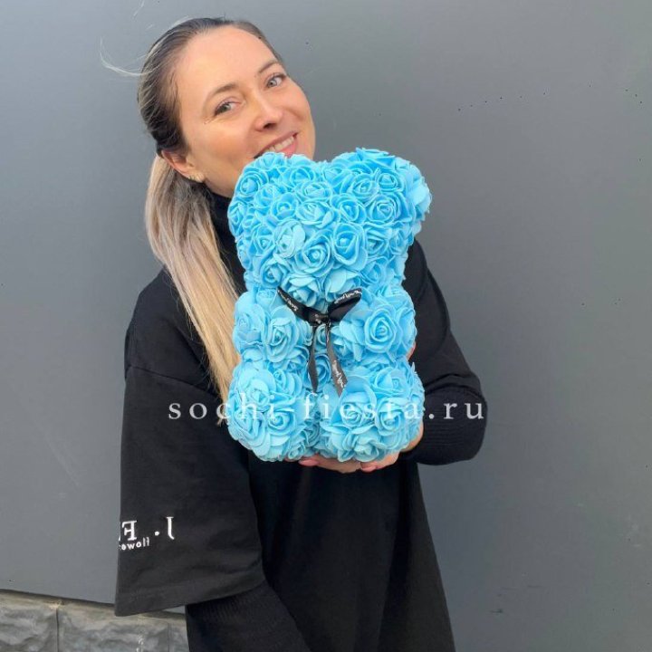 Игрушка медведь голубая в Петрозаводске