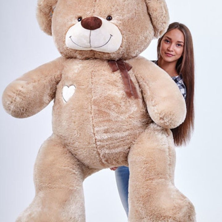 Бурый плюшевый мишка большой в Петрозаводске