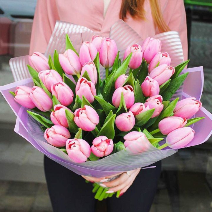 25 тюльпанов "Айс крем" в Петрозаводске