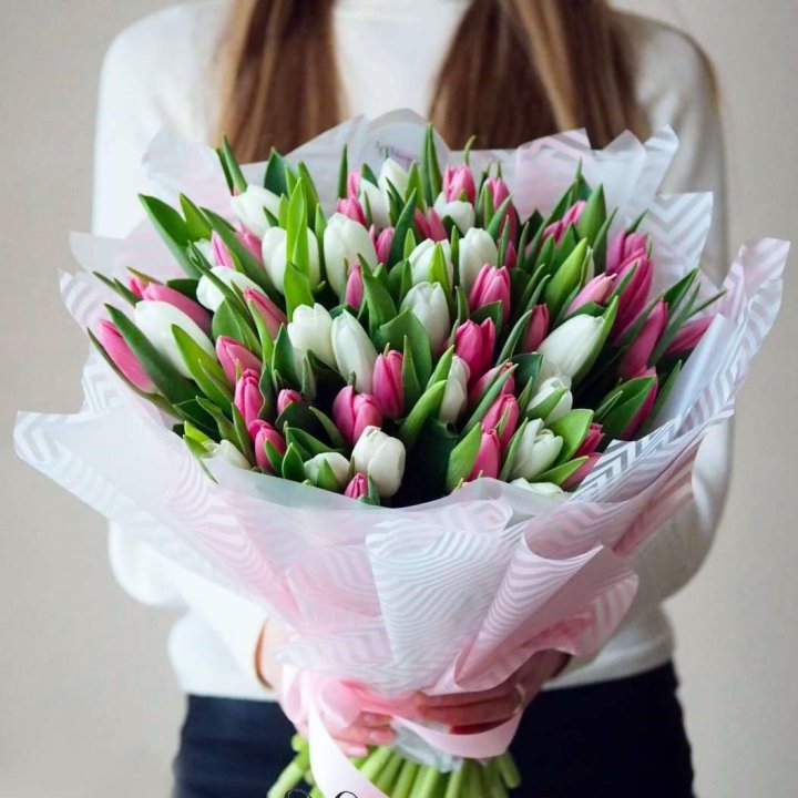 Букет тюльпанов "Лолита" в Петрозаводске